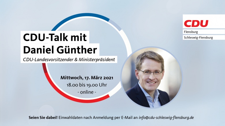 CDU-Talk mit Daniel Günther