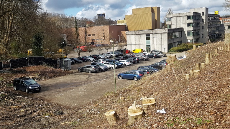 Baugelände in der Bahnhofstraße