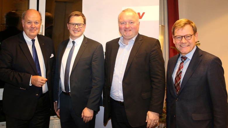 Innenminister Grote, Plambeck, Görtz, Wadephul Innenminister Grote, Plambeck, Görtz, Wadephul