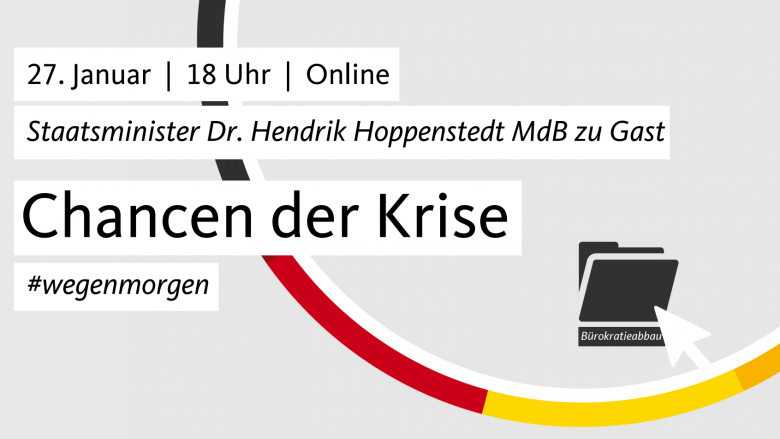 Chancen der Krise - Veranstaltung mit Dr. Hoppenstedt Chancen der Krise
