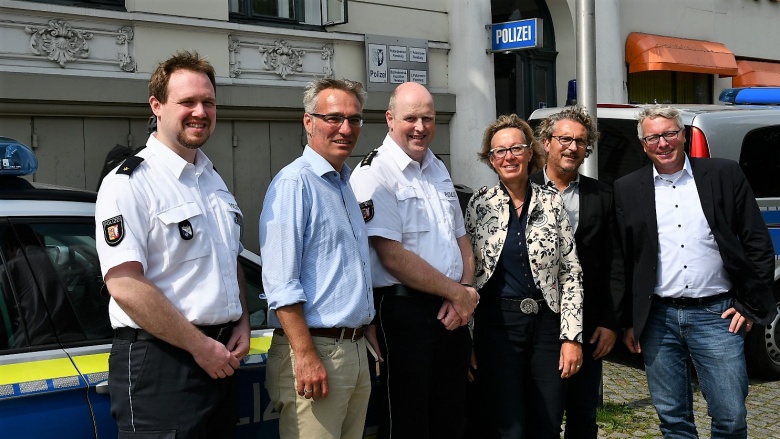 Polizei Flensburg Gespräch mit Flensburger Polizei