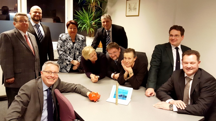 CDU-Ratsfraktion mit ihrem Beitrag zur Bürgerwette