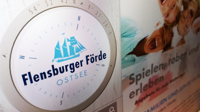 Website der Tourismusagentur Flensburger Förde (TAFF)